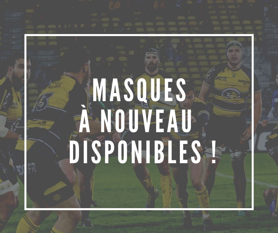 Nouvel arrivage de masques !