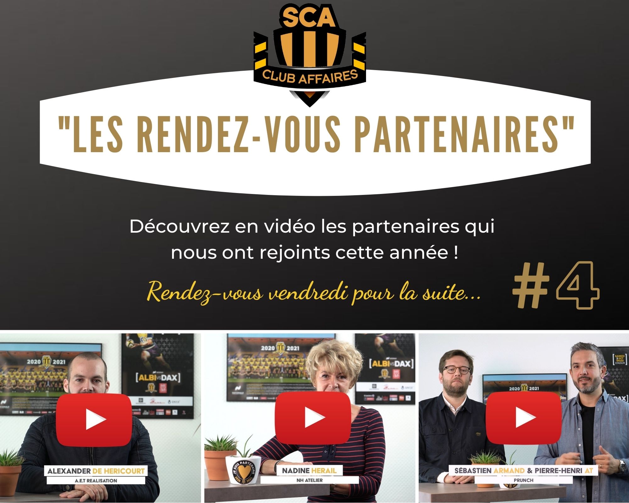 🎥 Les RDV Partenaires #4 – Présentation des nouveaux partenaires