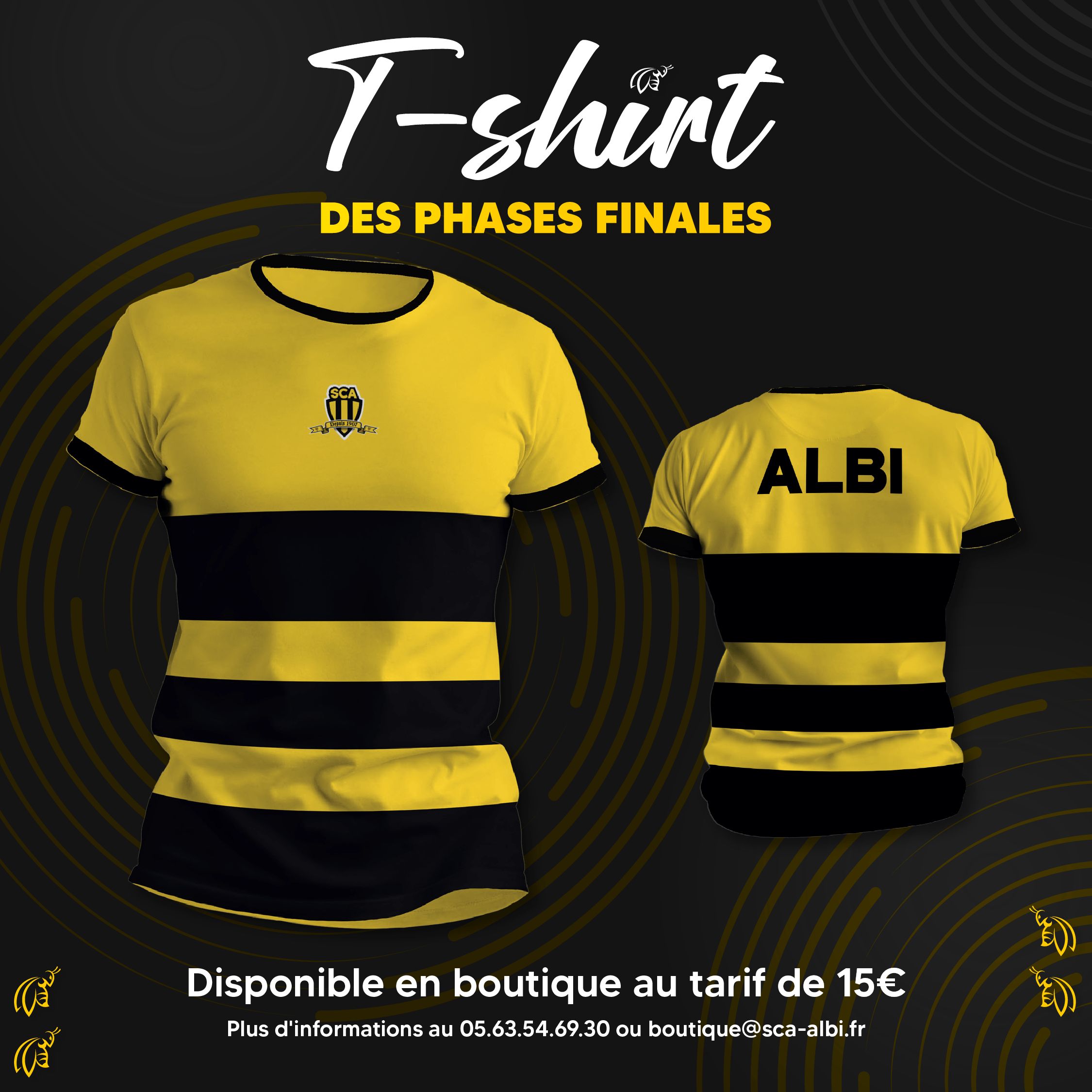 Votre tee-shirt des phases finales !