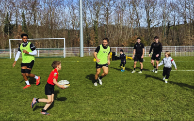 ENTRAINEMENT AVEC L’ECOLE DE RUGBY